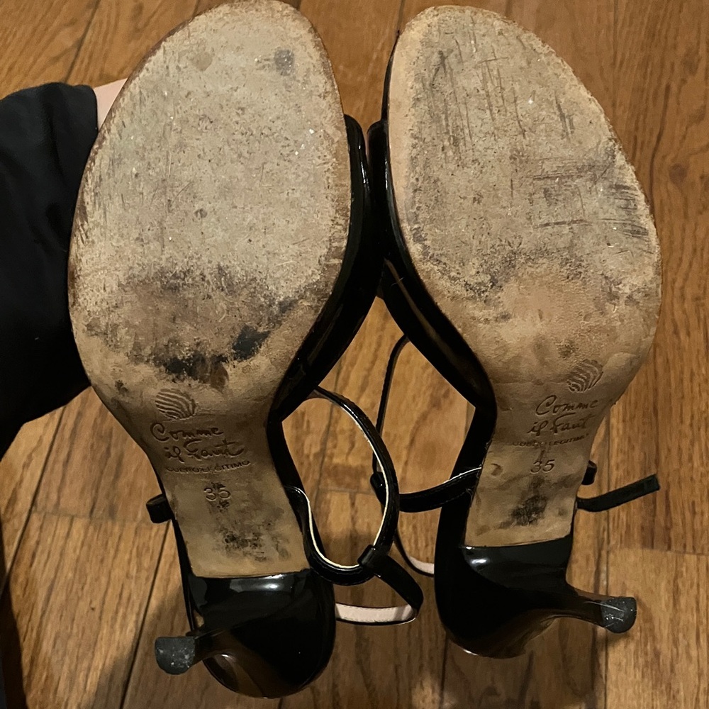 Patent Comme Il Faut strappy - Picture 4 of 5